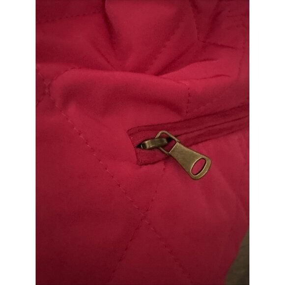 Talbots Weatherproof Quilted Puffer Casual Vest Dark Pink Women’s Size S - Picture 5 of 16